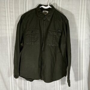 Field & Stream Dark Olive Utility Shirt Jacket